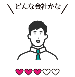 心理変化レベル3「どんな会社かな」と情報収集する