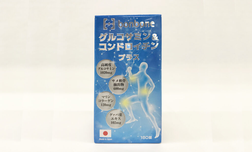 海外販売用グルコサミン&コンドロイチンパッケージ正面