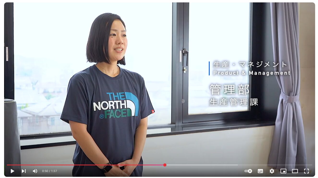 採用動画の社員インタビュー動画イメージ