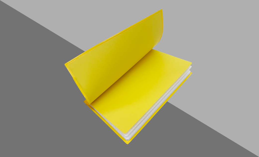 TSdesign様オリジナル手帳の表紙開いたページ